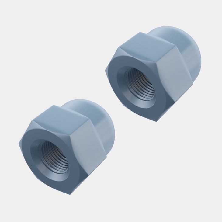 Hexagon Domed Cap Nuts