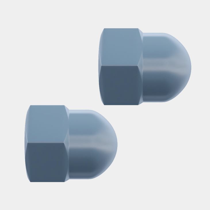 Hexagon Domed Cap Nuts