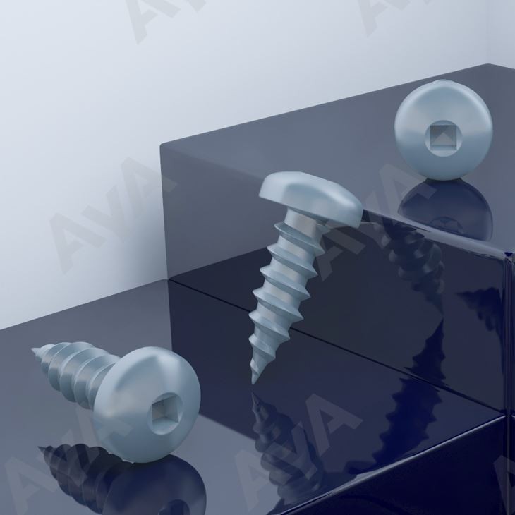 Pan Head Square Drive Sheet Metal Skrows
