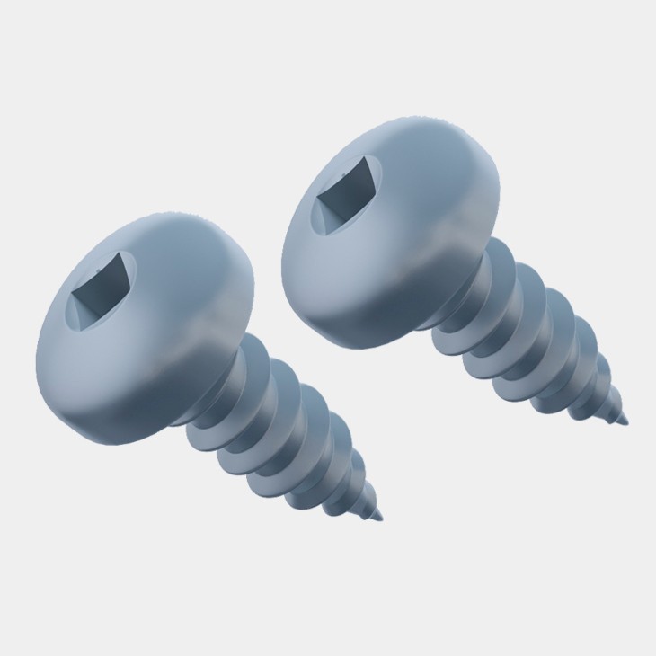 Pan Head Square Drive Sheet Metal Screws